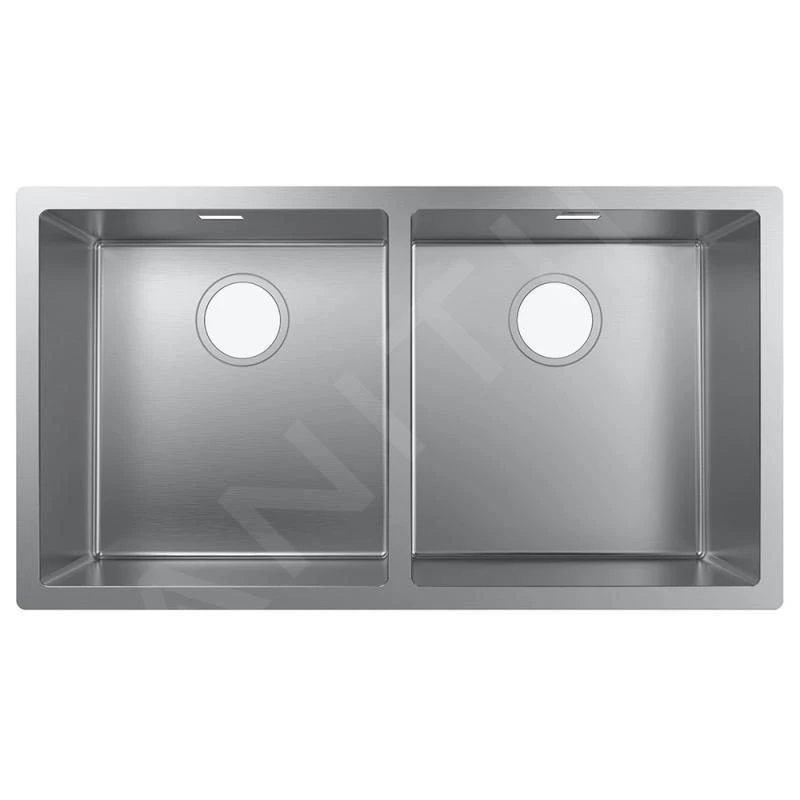 Hansgrohe Spoelbakken - Onderbouwspoelbak S719-U765, Roestvrij Staal 43430800