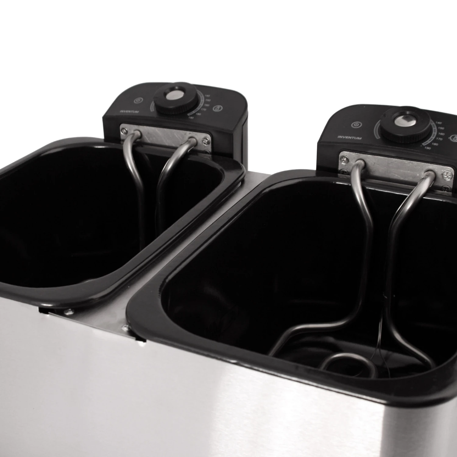 Inventum Friteuse Dubbel GF461 2 X 2,5 L RVS 1800W - Afbeelding 2