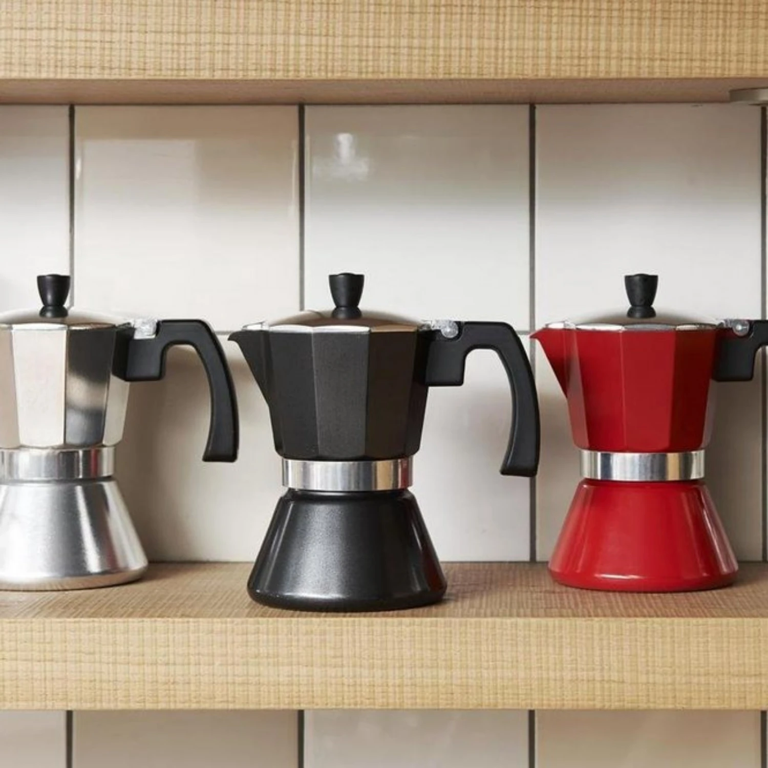 Bredemeijer Espressomaker Tivoli 6 Kops Aluminium - Afbeelding 2