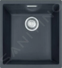 Franke Sirius - SID 110-34 Tectonite Spoelbak, 365x440 Mm, Zwart 125.0363.785