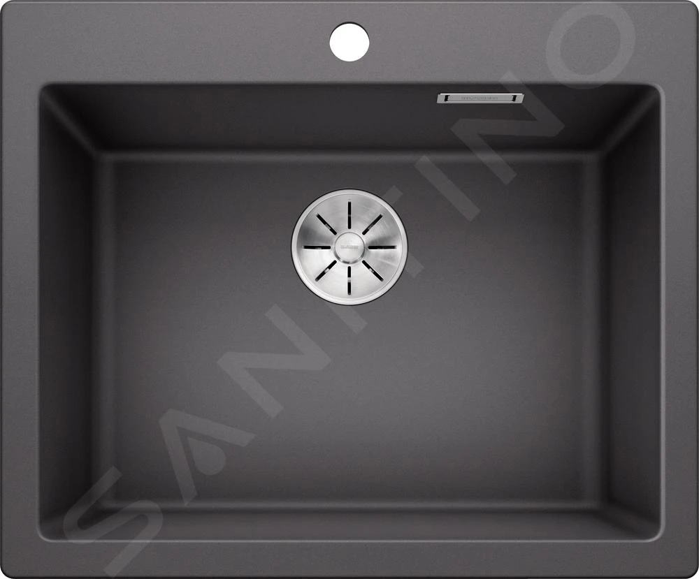 Blanco Pleon 6 - Silgranit Spoelbak, 615x510 Mm, Rock Grey 521679