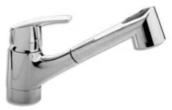 Novaservis Metalia 56 - Keukenkraan Met Uittrekbare Handdouche, Chroom 56081,0