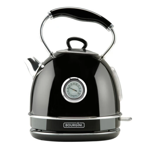 Bourgini Waterkoker Nostalgic Thermo Black 1.7L