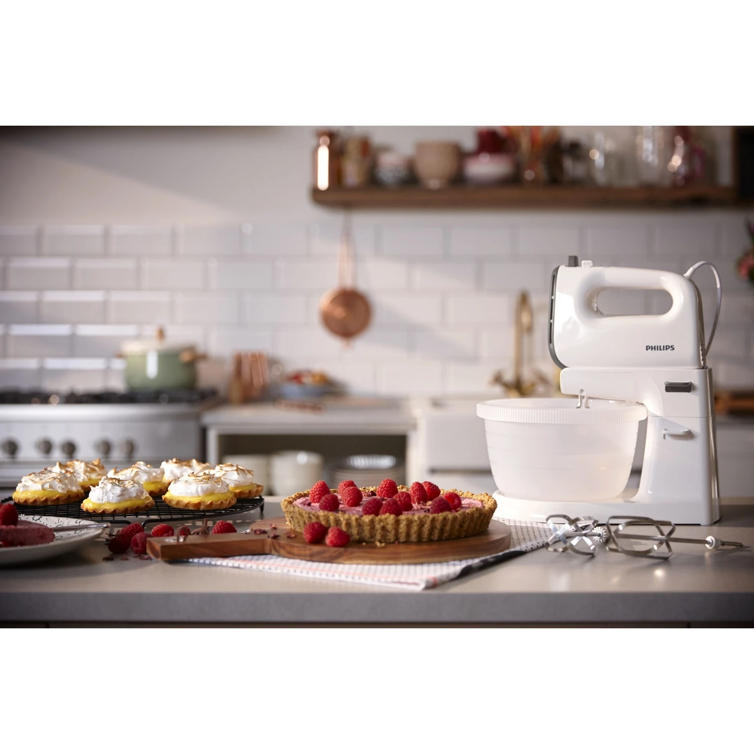 Philips Handmixer Met Mengkom HR3745/00 - Afbeelding 8
