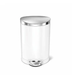Simplehuman Afvalemmers - Afvalbak 6 L, Wit CW1835CB