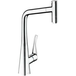 Hansgrohe Metris Select - Keukenkraan 320 Met Uittrekbare Vuistdouche, Chroom 14884000