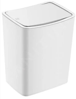 Aqualine Accessoires - Afvalbak Touch 8,5 L, Wit TRN-183-06