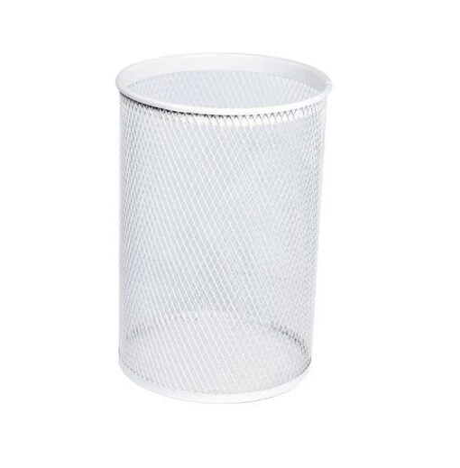 Sanela Draad Prullenbak - Prullenbak 13 L, Wit SLZN 96A