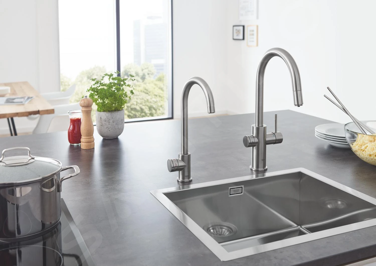 Grohe Blue Home - Connected Keukenkraan, Met Filter En Koeler, Supersteel 31541DC0 - Afbeelding 6