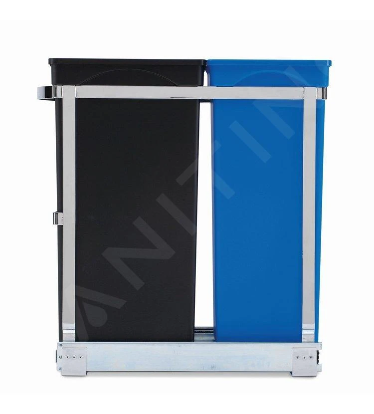 Simplehuman Afvalemmers - Uitschuifbare Recyclebak Voor Onder Het Aanrecht 20/15 L CW1016 - Afbeelding 3