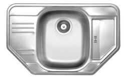 Novaservis Spoelbakken - Spoelbak 490x780 Mm Met Overloop, Rvs DR49/78R