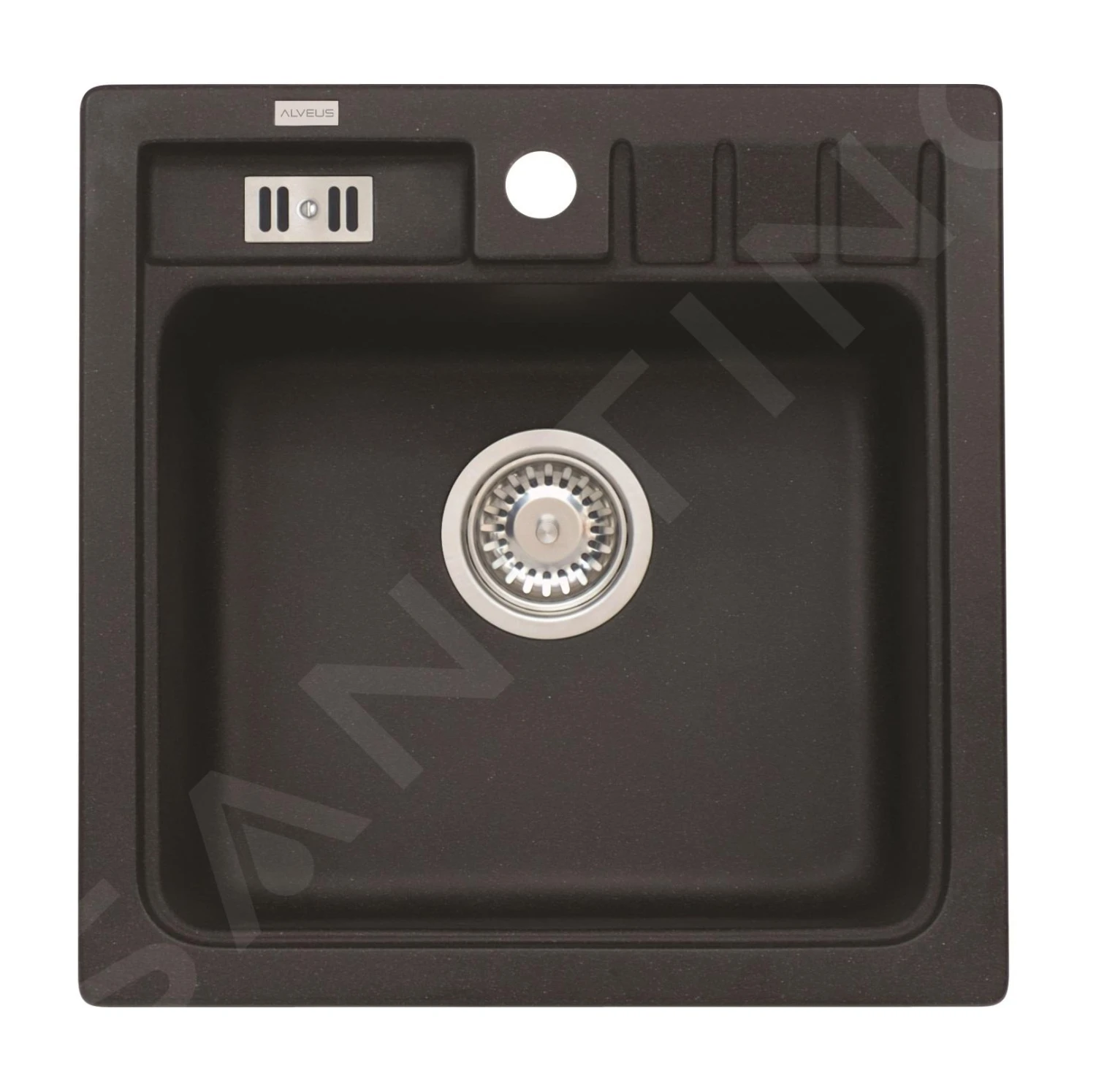 Alveus Sets - Set Spoelbak Niagara 20 En Keukenkraan Tonia, Carbon SETA103 - Afbeelding 3