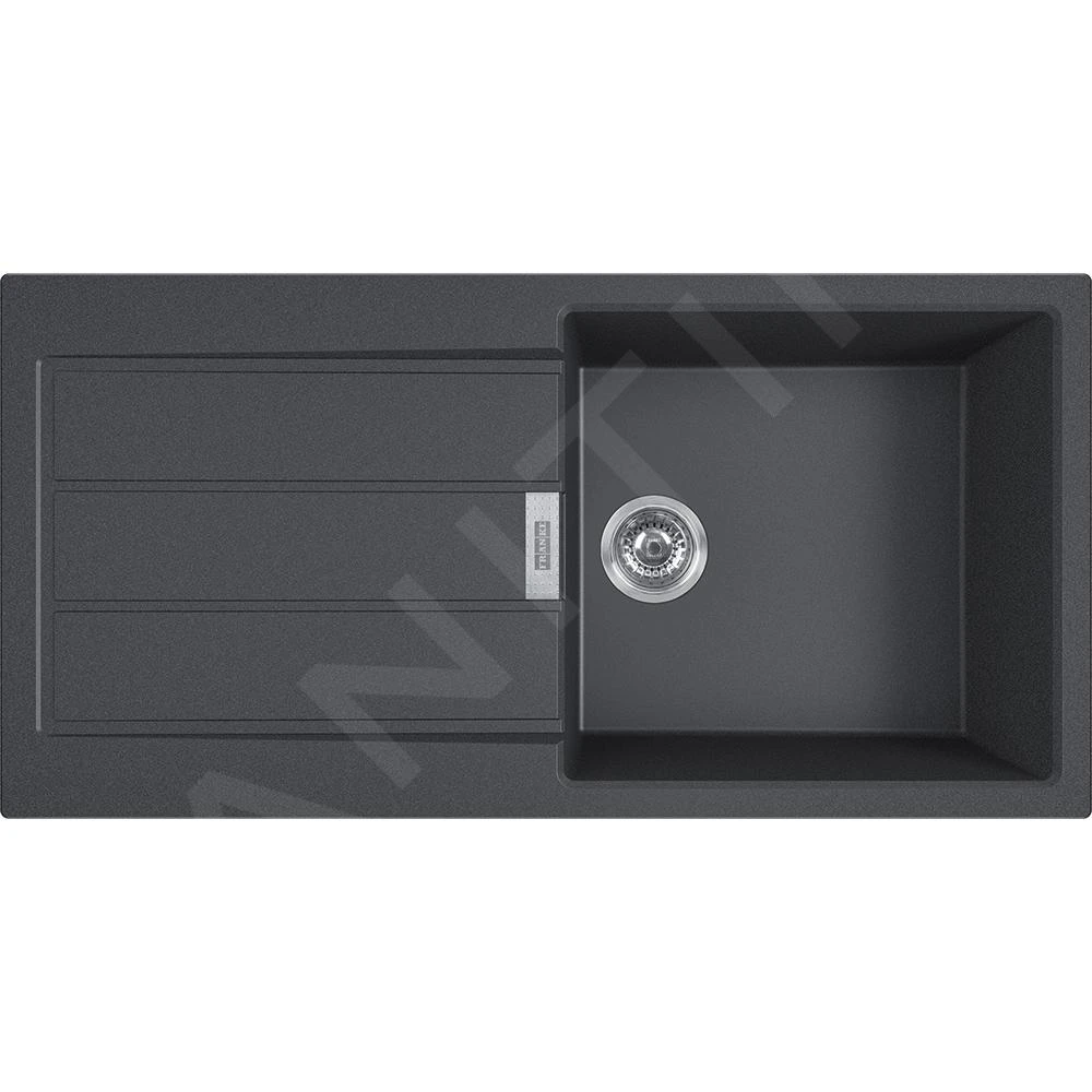 Franke Sets - Set T78, Tectonite Spoelbak S2D 611-100 , Zwart + Keukenkraan FP 9000, Onyx NEW 143.0616.934 - Afbeelding 4