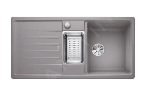 Blanco Lexa 6 - Silgranit Spoelbak, 1000x500 Mm, Met Accessoires, InFino, Aluminium 524932