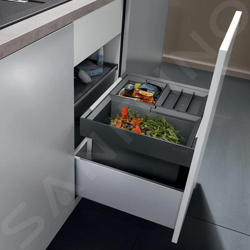Blanco Flexon II - Afvalsorteersysteem, Inhoud, 35 L 521470 - Afbeelding 3