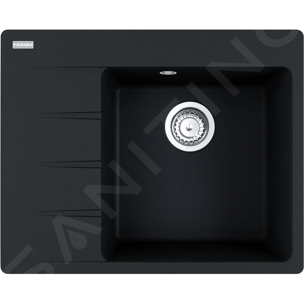 Franke Sets - Set G231, Fragraniet Spoelbak CNG 611-62 TL/7 En Keukenkraan FP 9000.071, Onyx 114.0650.792 - Afbeelding 4