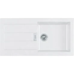 Franke Sirius 2.0 - Tectonite Spoelbak S2D 611-100, 1000x500 Mm, Wit 143.0613.639