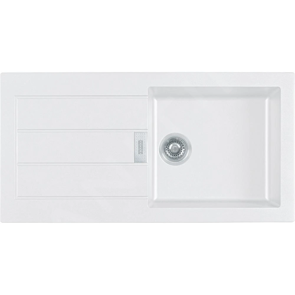 Franke Sirius 2.0 - Tectonite Spoelbak S2D 611-100, 1000x500 Mm, Wit 143.0613.639