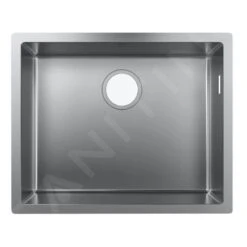 Hansgrohe Spoelbakken - Onderbouwspoelbak S719-U500, Roestvrij Staal 43427800