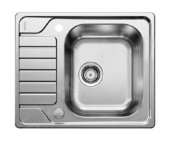 Blanco Dinas 45 - Spoelbak, 605x500 Mm, Met Afvoerbediening, Geborsteld Rvs 525123