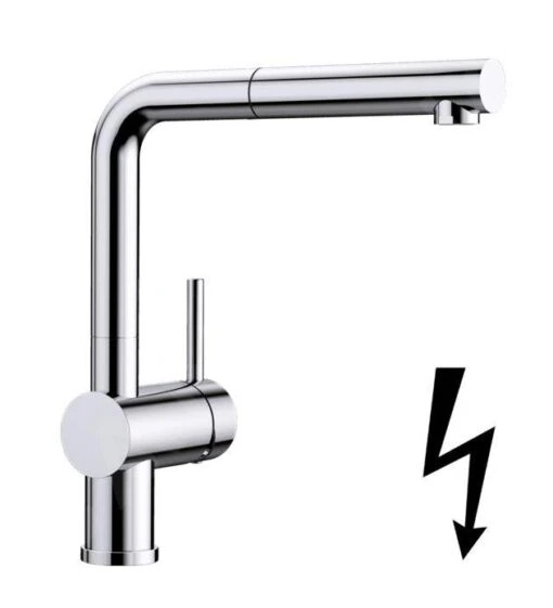 Blanco Linus S - Keukenkraan Met Uittrekbare Sproeikop, Chroom 512200