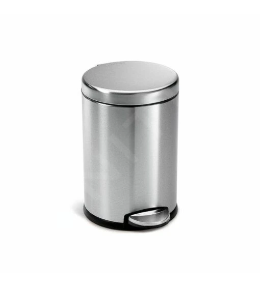 Simplehuman Afvalemmers - Afvalbak 4,5 L, Gebrosteld Rvs CW1852CB