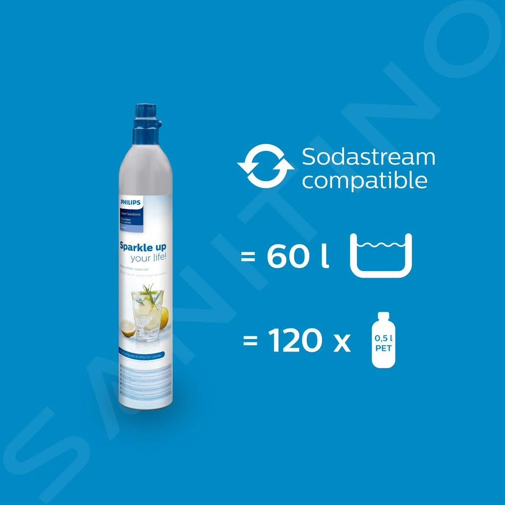 Philips GoZero - Sodamaker Viva Met Toebehoren, Wit ADD4902WH/10 - Afbeelding 7