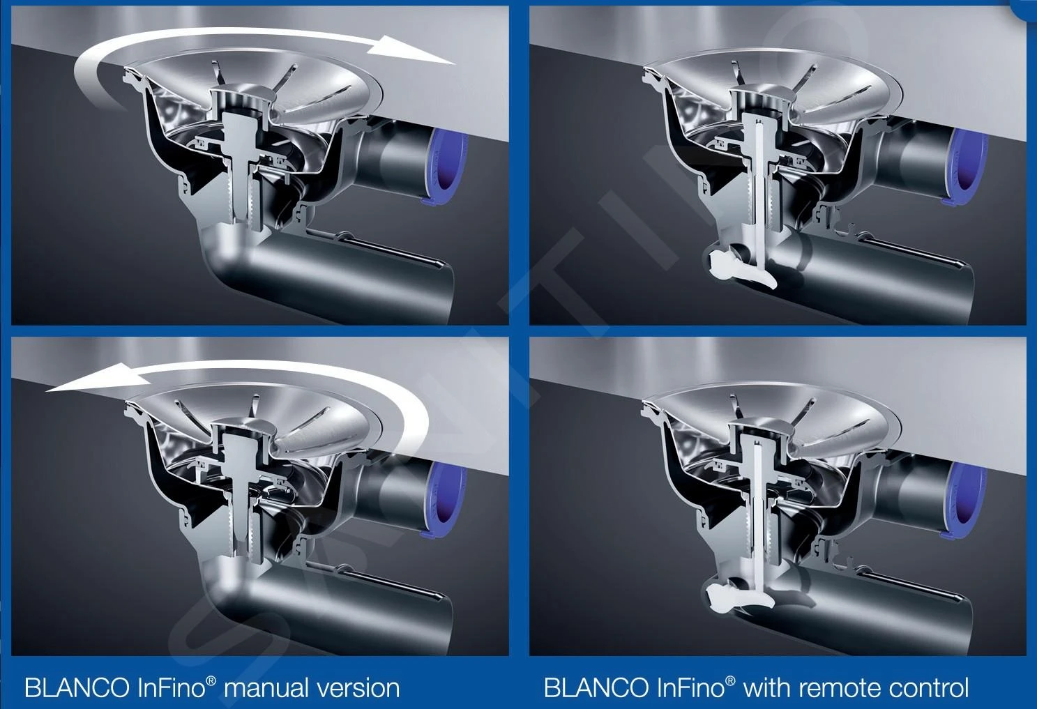 Blanco Claron 400 - Spoelbak, 440x440 Mm, Rvs Durinox 523385 - Afbeelding 4