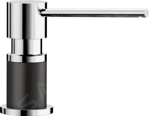 Blanco Accessoires - Lato Afwasmiddel Dispenser, Zwart/chroom 526177