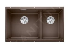 Blanco Subline 430/270 - Silgranit Spoelbak, 755x460 Mm, Coffee 523160