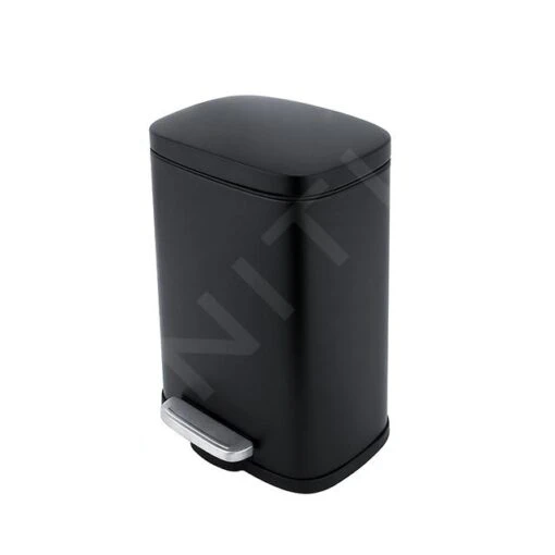 Nimco Afvalemmers - Prullenbak 5 L, Mat Zwart KOS 8005-90