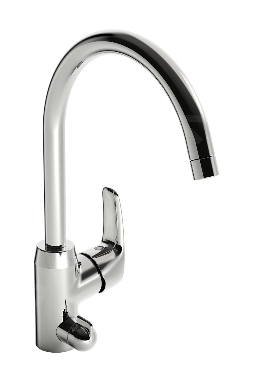 Hansa Pinto - Keukenkraan, Met Afsluitbaar Ventiel, Chroom 45142283
