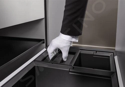 Blanco Flexon II - Afvalsorteersysteem, Met Scheidingswand, Inhoud 42 L 521474 - Afbeelding 4