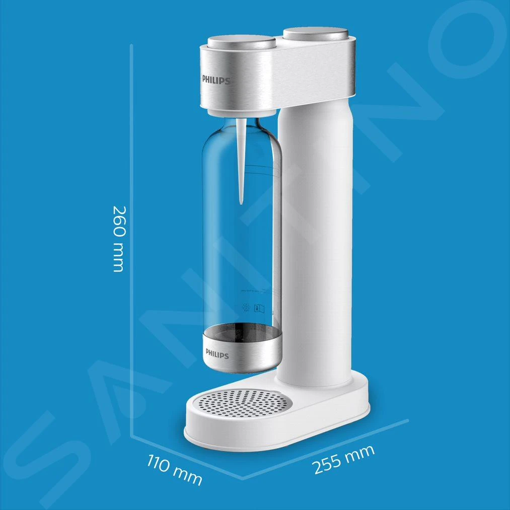 Philips GoZero - Sodamaker Viva Met Toebehoren, Wit ADD4902WH/10 - Afbeelding 2