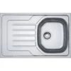Franke Onda - Spoelbak OLL 611-79, 790x500 Mm, Rvs/geweven Structuur 101.0613.121