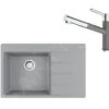 Franke Sets - Set G219, Fragraniet Spoelbak CNG 611-78 TL/2 En Keukenkraan FC 3055.084, Grijze Steen/chroom 114.0650.827
