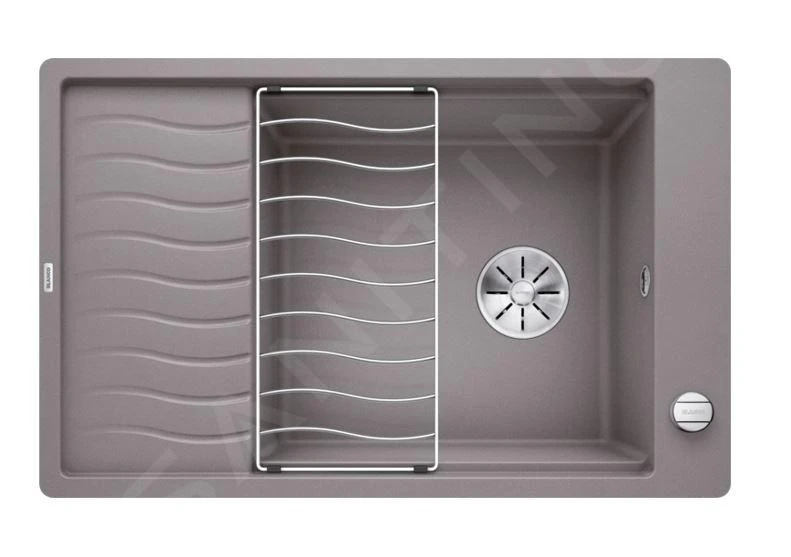 Blanco Elon XL 6 - Silgranit Spoelbak, 770x490 Mm, Met Afvoerbediening En Toebehoren, InFino, Aluminium 524856 - Afbeelding 3